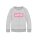 Levis Mädchen Sweater grau mit rosa Levis Logo