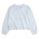 Levis Mädchen Crop Sweater weiß Logo bunt 001