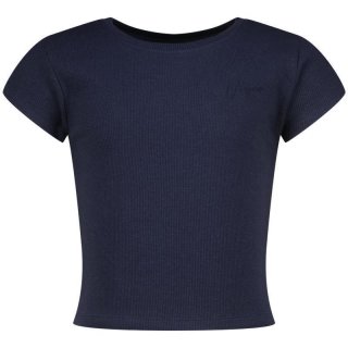 Vingino Girls T-Shirt Crop gerippt GN36011 navy